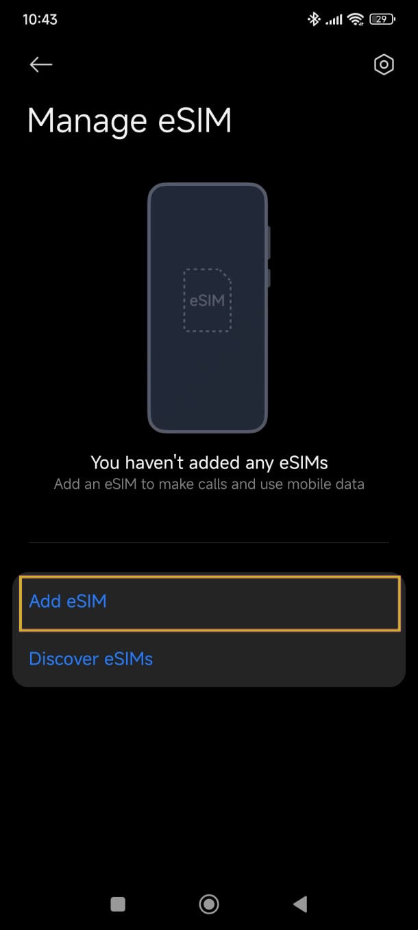 Go to Settings