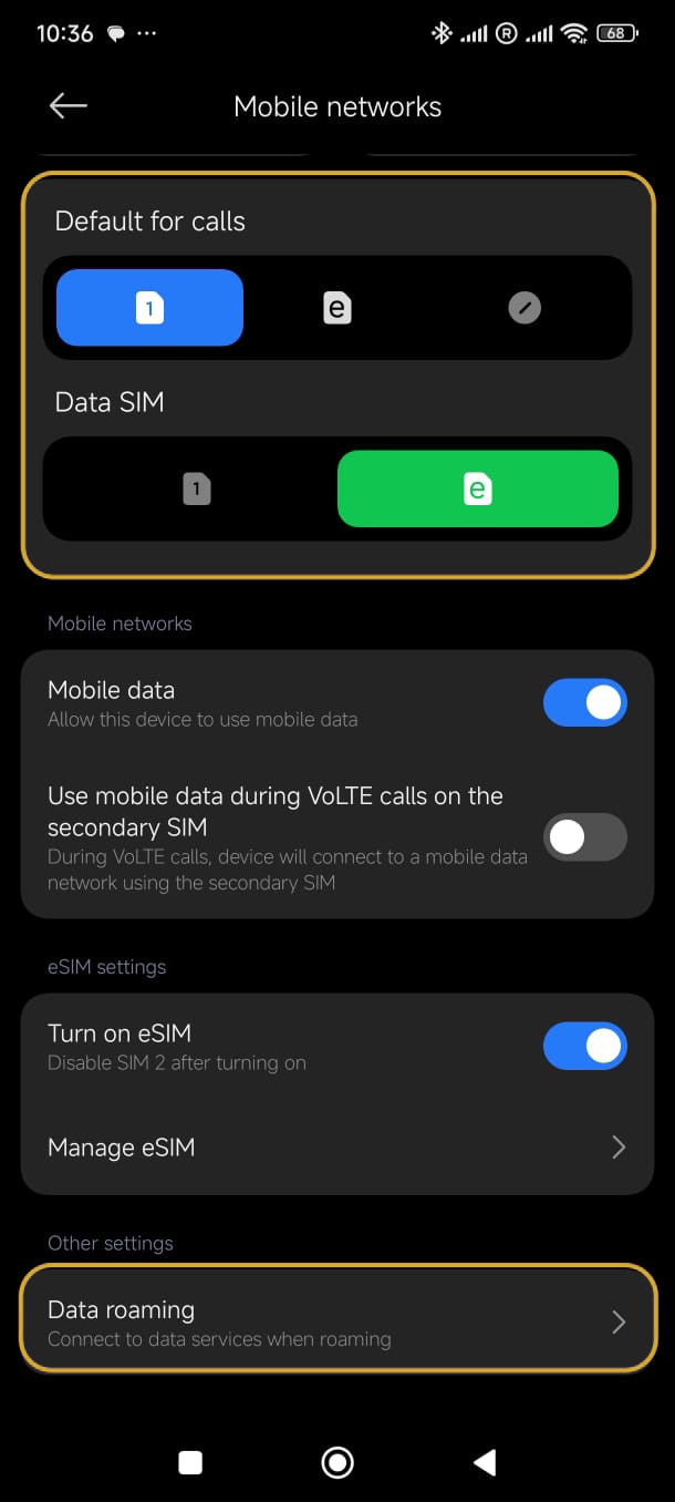 Go to Settings