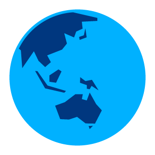 flag Asia and Oceania