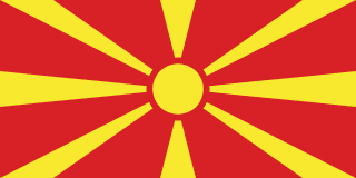 flag Macedonia del Norte